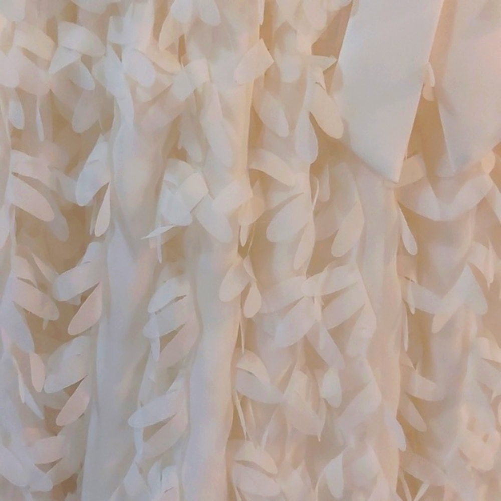 American Princess Beautiful Formal Flower Girls Dress Color Cream Size 8 - Picture 3 of 16
